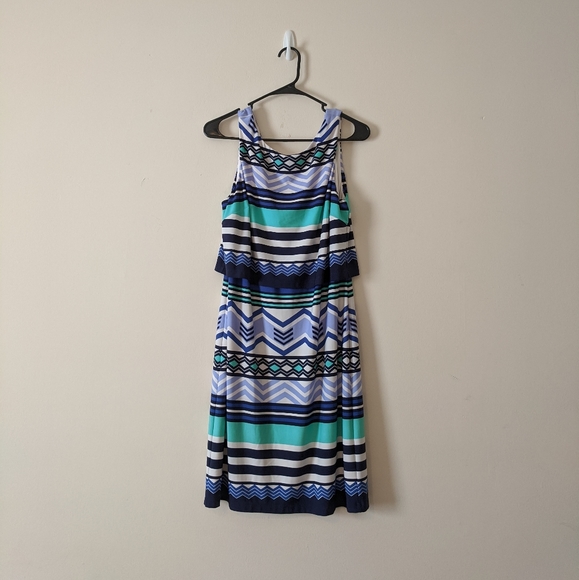 Eliza J Size 8 Shift Stretch Tank Dress - Picture 3 of 8